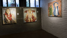 See Reza Razm Paintings in Solouk Gallery