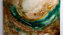 ‘Read Me’ exhibition offering fusion of painting, music, calligraphy in Pardis Mellat Gallery